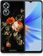 Smartfits Vintage Roses Back Cover Μαύρο (Oppo A17)