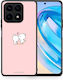 Smartfits Valentine Love Umschlag Rückseite Rosa (Honor X8a)
