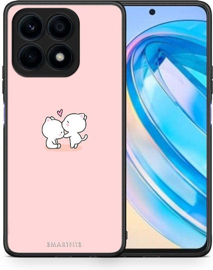 Smartfits Valentine Love Umschlag Rückseite Rosa (Honor X8a)