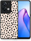 Smartfits Polka Dots Back Cover Beige (Oppo Reno8)