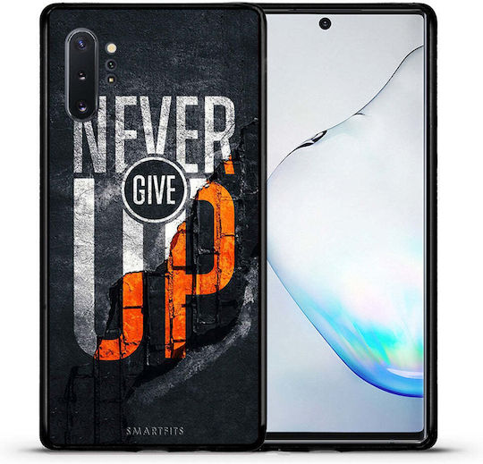 Smartfits Never Give Up Back Cover Μαύρο (Galaxy Note 10+)