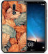 Smartfits Autumn Leaves Back Cover Πορτοκαλί (Huawei Mate 10 Lite)