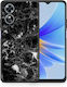 Smartfits Marble Male Back Cover Negru (Oppo A17)