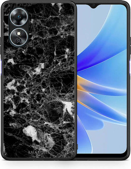 Smartfits Marble Male Back Cover Negru (Oppo A17)