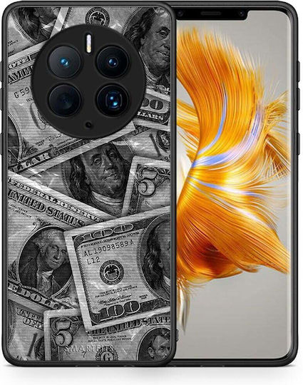 Smartfits Money Dollars Задна корица Сив (Huawei Mate 50 Pro) A00_SM1-HU-MAT50PR_MONEYDOLLARS_