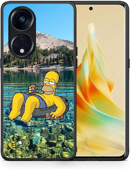 Smartfits Summer Happiness Back Cover Κίτρινο (Oppo Reno8T 5G, A1 Pro)