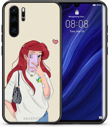 Smartfits Walking Mermaid Back Cover Λευκό (Huawei P30 Pro)
