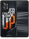 Smartfits Never Give Up Back Cover Μαύρο (Realme GT2)