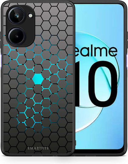Smartfits Geometric Hexagonal Back Cover Γκρι (Realme 10)