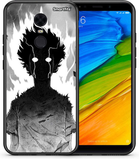 Smartfits Anime Boy Back Cover Μαύρο (Redmi 5)