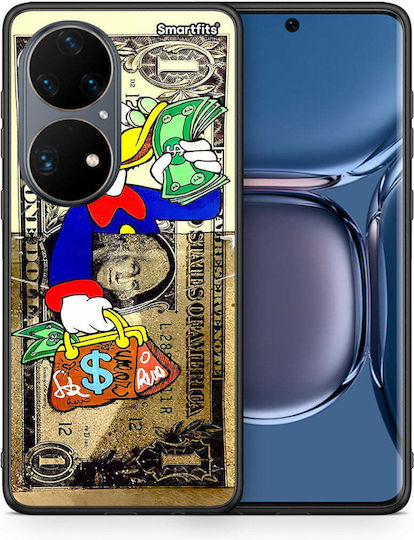 Smartfits Duck Money Umschlag Rückseite Grün (Huawei P50)