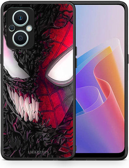 Smartfits Popart Spidervenom Задна корица Черен (Oppo Reno7 Lite) 8427255431507_46685796794707