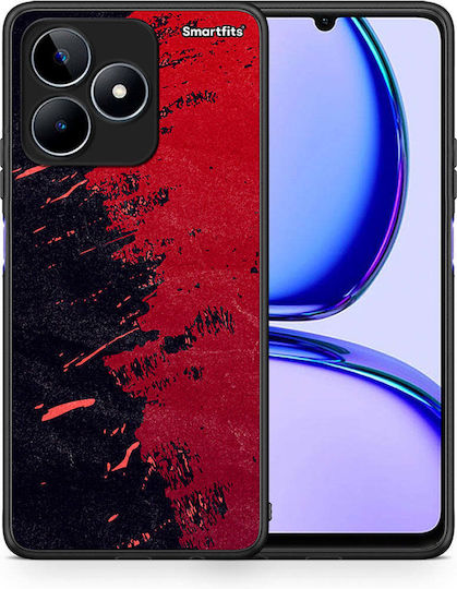 Smartfits Red Paint Back Cover Κόκκινο (Realme C53)