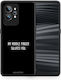 Smartfits Salute Umschlag Rückseite Schwarz (Realme GT2 Pro)