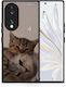 Smartfits Cats In Love Back Cover Μπεζ (Honor 70)