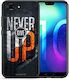 Smartfits Never Give Up Back Cover Μαύρο (Honor 10)