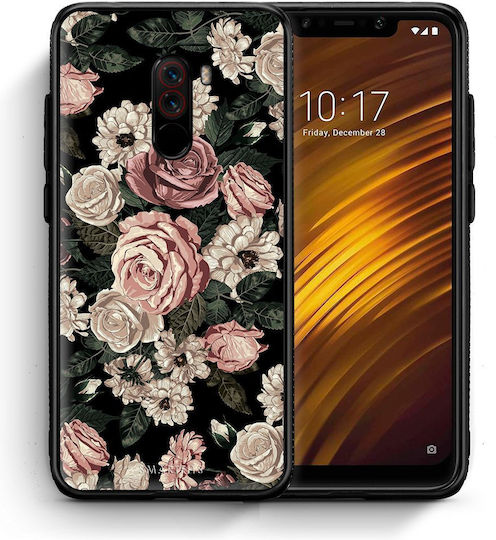 Smartfits Flower Wild Roses Back Cover Ροζ (Pocophone F1)