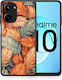 Smartfits Autumn Leaves Back Cover Orange (Realme 10)