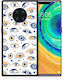 Smartfits Ftou Ftou Umschlag Rückseite Blau (Huawei Mate 30 Pro)
