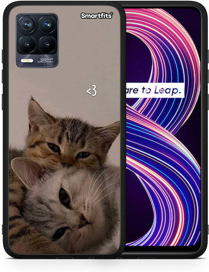 Smartfits Cats In Love Back Cover Bej (OnePlus 8 ProRealme 8/8 Pro)