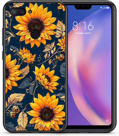 Smartfits Autumn Sunflowers Задна корица Син (Xiaomi Mi 8 Lite) 8558209565011_47172877615443