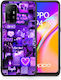 Smartfits Collage Stay Wild Back Cover Purple (Oppo A94) 7631996321947_43305407807643