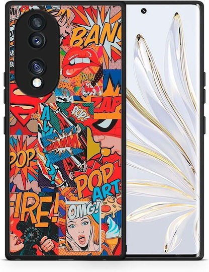 Smartfits Popart Omg Umschlag Rückseite Mehrfarbig (Ehre 70)
