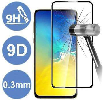 9D Full Face Tempered Glass Μαύρο (Oppo Reno8)