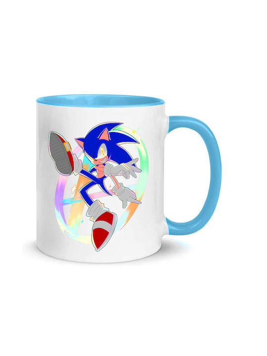 Sonic Tasse Keramik Weiß 330ml 1Stück