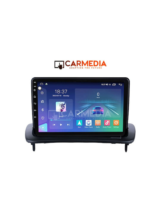 Carmedia Автомобилна Аудио Система (Блутут/USB/WiFi/GPS/Apple-Carplay/Android-Auto) с Тъчскрийн 9"