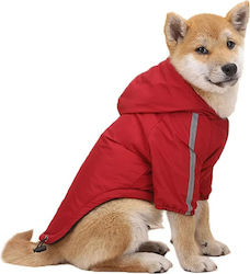 Μπουφάν Fleece / Αδιάβροχο Κόκκινο Small