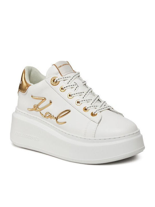Karl Lagerfeld Signia Lace Γυναικεία Flatforms ...