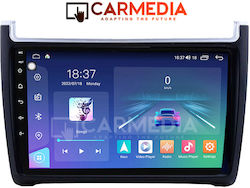 Carmedia Car-Audiosystem für Volkswagen Polo 2014-2017 (Bluetooth/USB/WiFi/GPS) mit Touchscreen 9"