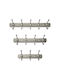 Metal Wall Hanger Silver 1pc