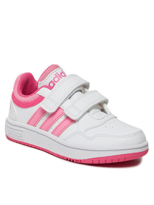 Adidas Παιδικά Sneakers Hoops 3.0 Cf C Λευκά