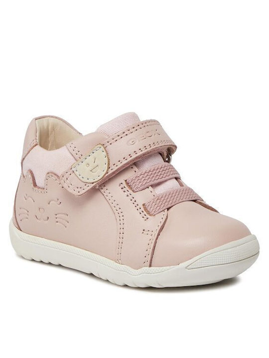 Geox Kids Sneakers High B Macchia Anatomic Pink