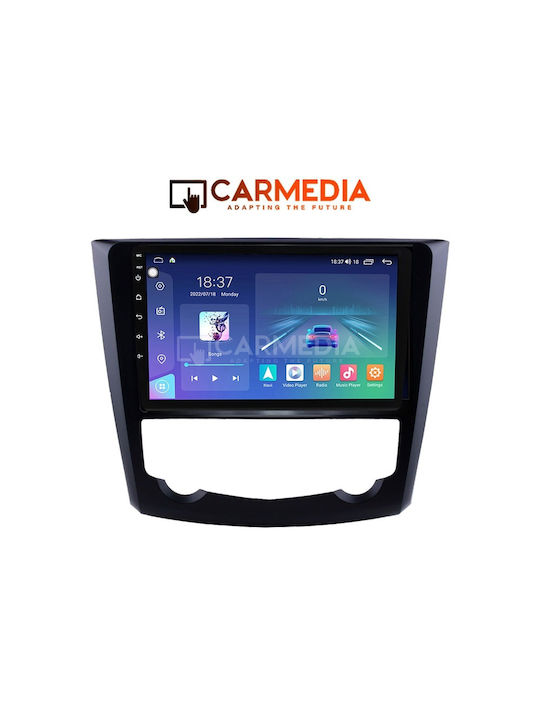 Carmedia Auto-Audiosystem für Renault Kadjar 2015+ (Bluetooth/USB/WiFi/GPS/Apple-Carplay/Android-Auto) mit Touchscreen 9"