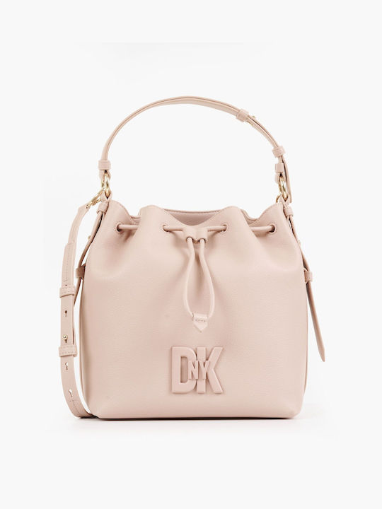 DKNY Leather Women's Pouch Shoulder Pink
