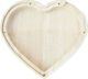 Tpster Spardose Holz Beige 18x14cm