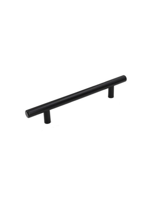 Import Hellas 4797 Handgriff Möbelgriff aus Metallisch Black Velvet-Black Metal 400mm (Zentrenabstand 320mm) 4797-24 1Stück