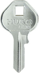 Hugo Locks Door Key Lock Silver 1pcs