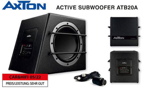 Axton Auto-Subwoofer 8" 140W RMS mit Gehäuse