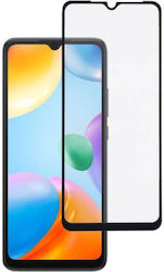 Nuon Full Face Tempered Glass Μαύρο (Xiaomi Redmi 13C)