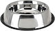 Gaun Stainless Steel Bowl Food for Dog & Cat 1.8lt 25cm in Silver Color