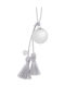 Proud Mama Pregnancy Necklace Made of Silver Gray