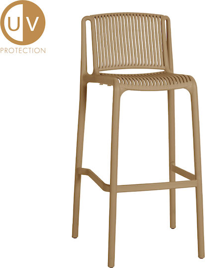Σκαμπό Μπαρ από Πολυπροπυλένιο Polly 52.5x49x100cm