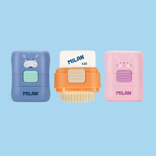 Milan Radiergummi für Bleistifte (Μverschiedene Designs/Farben) 1Stück