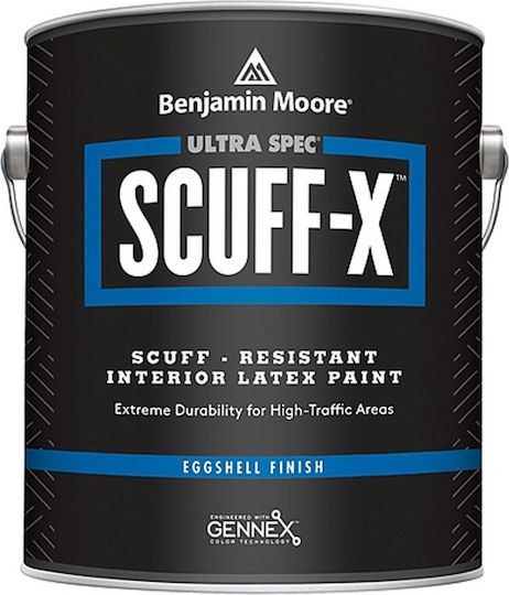 Benjamin Moore Scuff-x Πλαστικό Χρώμα για Εσωτερική Χρήση 3.78lt
