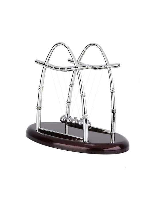 Leagănul Lui Newton Pentru Accesorii De Decor Pentru Birou Din Metal 27x22cm În Culoare Neagră