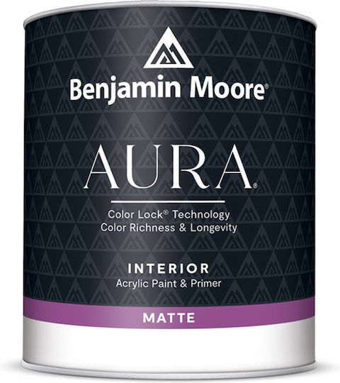 Benjamin Moore Aura Plastic Acrilyc Paint for Interior Use White 946ml